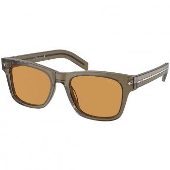 Prada PR A17SF Asian Fit 18T60F Men's Green Sunglasses Size 55
