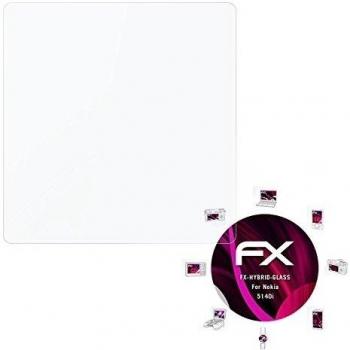 atFoliX Lámina Protectora de Cristal Nokia 5140i Película Vidrio - FX-Hybrid-Glass