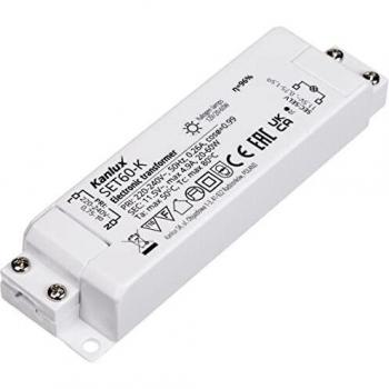 Transformador electrónico 60W 12V para lámparas halógenas SET 60-K Kanlux