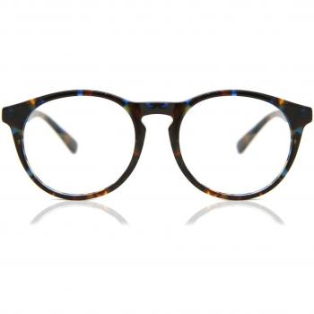 Gafas Recetadas Oval Montura Completa Plástico Tortoiseshell para Hombre - Gafas Anti-Azules - SmartBuy Collection