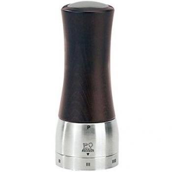 Madras 16cm U-Select Manual Wooden & Stainless Steel Pepper Mill in Chocolate