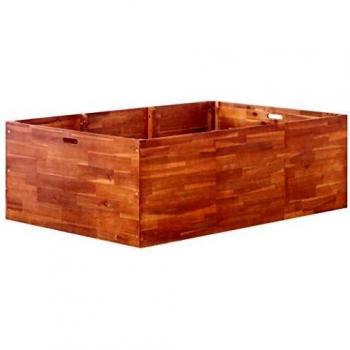 vidaXL Acacia Arriate Madera Rectangular Jardín Patio Terraza 150x100x50 cm