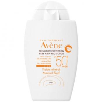 Avène Sun Mineral Fluid Tinted Protection Fluid without Chemical Filters SPF 50+ 40 ml