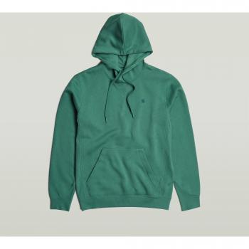 G-Star Premium Core Hooded Sweatshirt - Men's Casual Cotton Long Sleeve in Blue Spruce