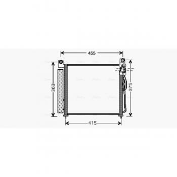 Condensador de aire acondicionado AVA COOLING KA5065D PRASCO KA5065D
