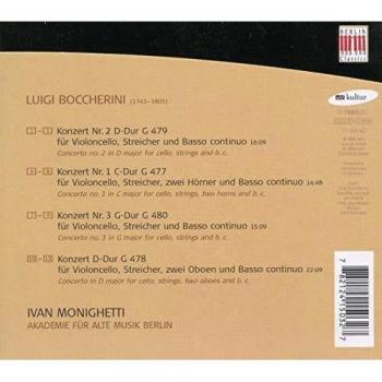 Luigi Boccherini: Cellokonzerte - Luigi Boccherini