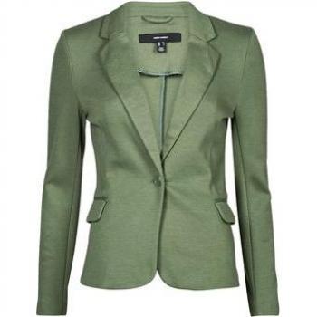 Blazer Vero Moda VMJULIA para mujer en Kaki con bolsillos tipo parche, talla S