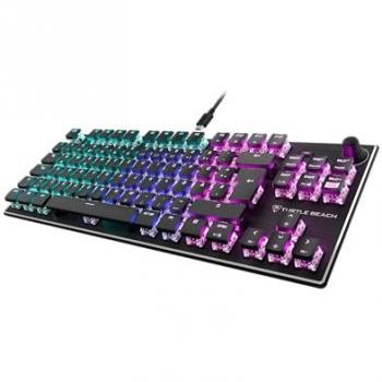 Teclado Gaming Mecánico Turtle Beach Vulcan TKL AIMO, Switch Rojo, Iluminación RGB y Placa de Aluminio Anodizado