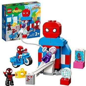 LEGO 10940 Duplo Super Heroes Cuartel General de Spider-Man, Juguete de Construcción para Niños +2 Años con Figuras de Superhéroes