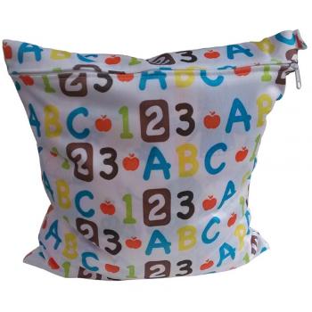 KINDOYO Bolsa de pañales reutilizable lavable del paño del bebé del bolso de la cremallera impermeable del bebé