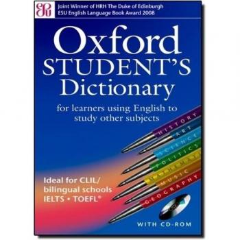 Oxford Student's Dictionary, New Edition: Oxford Student's Dictionary 2007 Con CD-ROM - 9780194317474: For learners using english to study other subjects