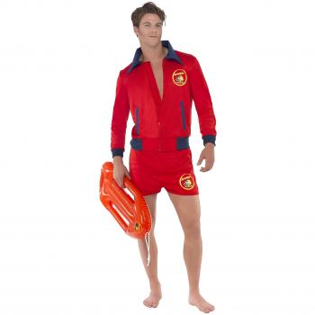 Disfraz de Vigilante de la Playa Corto para hombre de Smiffy's