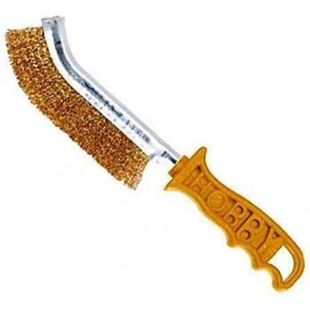 Cepillo Manual Acero Laton Mango Amarillo