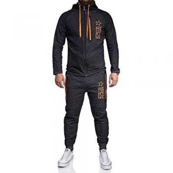 Ombre-Eight - Chándal - para hombre gris oscuro XXL