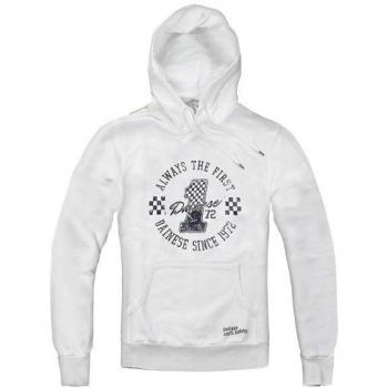 Dainese Felpa The First Sudadera, Blanco, 46