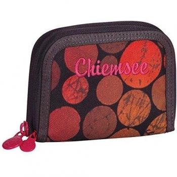 Chiemsee - Cartera con cremallera doble multicolor G0521 Dots Black Talla:11.5 x 7.2 x 2.5 cm