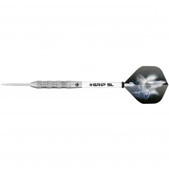 Bull 's Meteor MT2 Steel Dart, Plata/Blanco, 20 g
