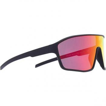 Red Bull SPECT Eyewear DAFT-008 Black Unisex Sport Sunglasses with Purple and Red Mirror Lenses