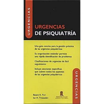 URGENCIAS EN PSIQUIATRIA - Basant K. Puri