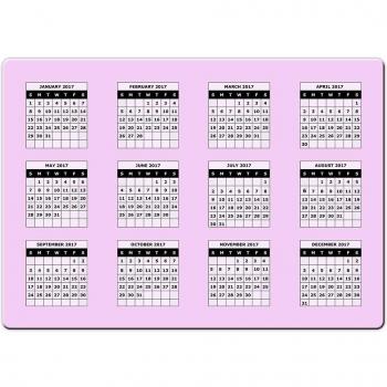 Pastel 5 - 2017 calendario grande