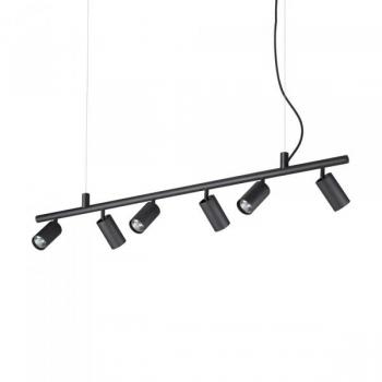 Lámpara colgante Dynamite Metal Negro 6 bombillas 16,5cm GU10