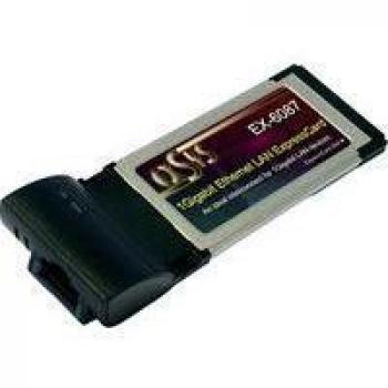 EXSYS ExpressCard Netware Card, 1Gigabit LAN