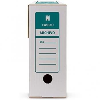 Casterli -7380- 25 Bankers Box Folio - 25 Caja de archivo definitivo montaje automático. 25 Cajas archivo definitivo folio sencillo
