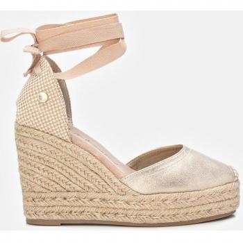 Sandalia cuña Xti para mujer 142873 oro