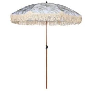 Sombrilla Home ESPRIT Blanco Verde Acero 180 x 180 x 1 cm