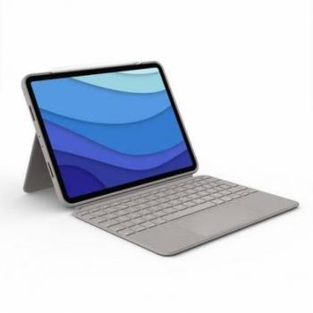 Logitech Combo Touch para iPad Pro 11 pulgadas (1ª, 2ª y 3ª generación) - Color Arena con teclado Layout FR