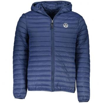 North Sails Blue Polyamide Hooded Jacket - XXL