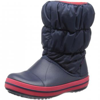 Crocs Winter Puff Boot Kids, Botas de Nieve Unisex Niños, Azul