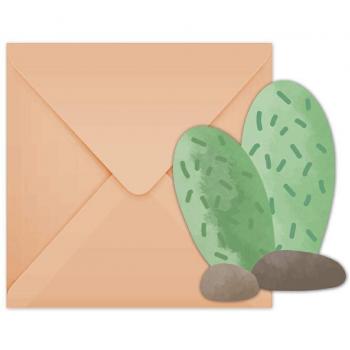 Procos-PR89749 Invitaciones fiesta Lama, multicolor