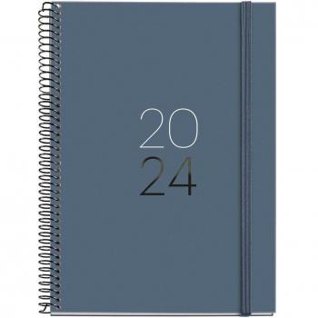 Agenda 2024 Plus Semana Vista Calm Grafito