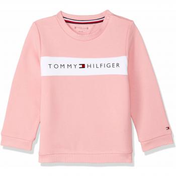Tommy Hilfiger Baby Tommy Loopback Sweatshirt Sudadera, Rosa
