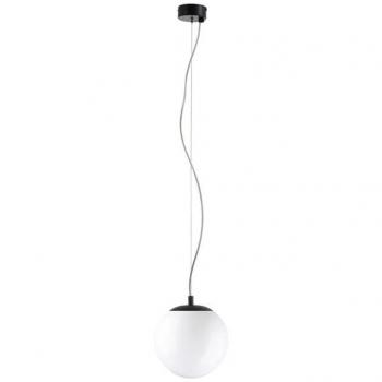 Lámpara colgante EXO LIGHTING OXY 984C-G05X1A-02-27 Negro D300 Opal