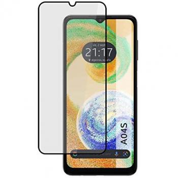 Protector de Cristal Templado 5D Completo Negro con Adhesivo Total para Samsung Galaxy A04s