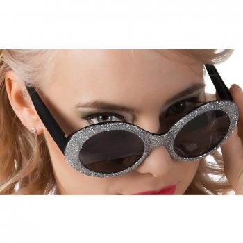 Boland 2572 - Fiesta Gafas Jackie brillo, plata