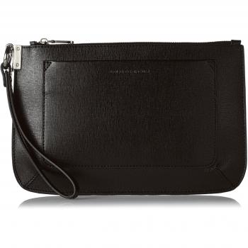 Adolfo Domínguez - Cartera de mano con asa para mujer, color negro