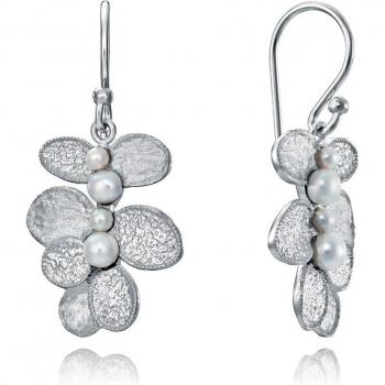 Pendientes Viceroy Elegant de plata de ley con perlas