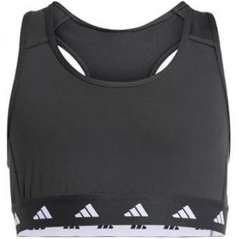 adidas TF Sports Bra Juniors Black/White 13-14 Years unisex