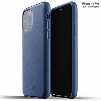 Mujjo Estuche para Apple iPhone 11 Pro | Funda de cuero suave efecto envejecido natural, elevado 1mm en la pantalla, cubierta súper delgada