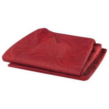 Funda de sofá rectangular de poliéster rojo para 3 plazas Gilja