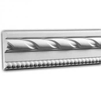 Moldura Decorativa Neo-Clásica Profhome 151314 Blanca 2 m