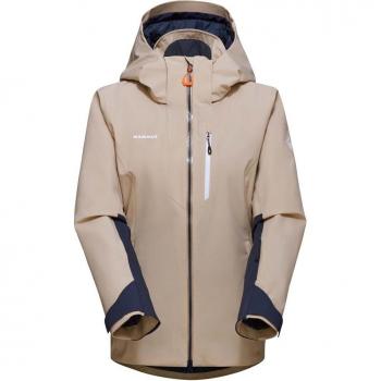 Mammut - Chaqueta de esquí de mujer STONEY THERMO Mammut, chaqueta térmica, impermeable, transpirable, con aislamiento sintético y capucha ajustable