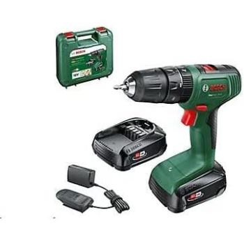 Bosch PSB EasyImpact 18V-40 Kit de Taladro Inalámbrico con 2 Baterías y Cargador en Estuche de Transporte