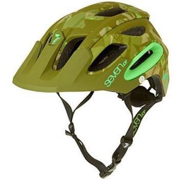 Seven M2 casco Mixta, color Vert Camo Mat/Lime, tamaño Taille XL-XXL