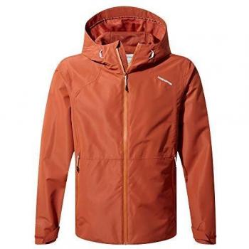 Craghoppers Chaqueta impermeable Balla para hombre, Hombre, Chaqueta impermeable, CMW766 9LI60, Whisky quemado, M