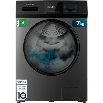 Lavadora de carga frontal Cecotec Bolero DressCode 7410 Inverter Steel 7Kg A