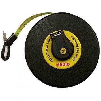 Medid MD/140025 Cinta métrica de fibra fluorescente, 25 m
